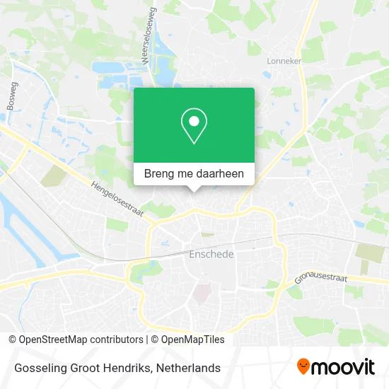 Gosseling Groot Hendriks kaart