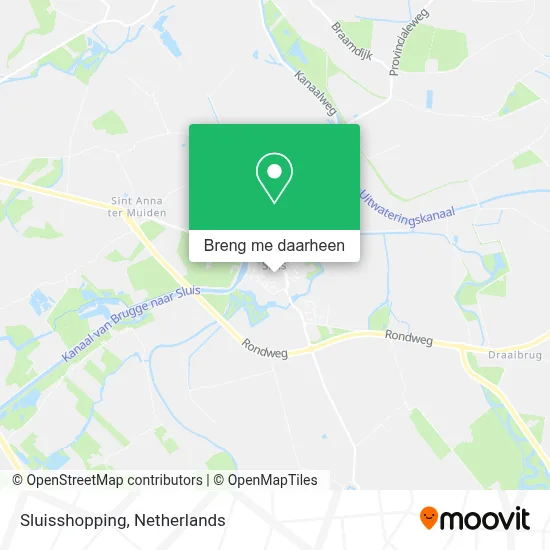 Sluisshopping kaart
