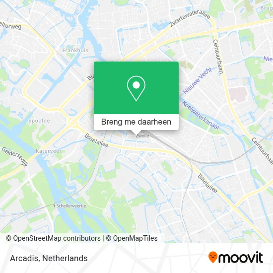 Arcadis kaart