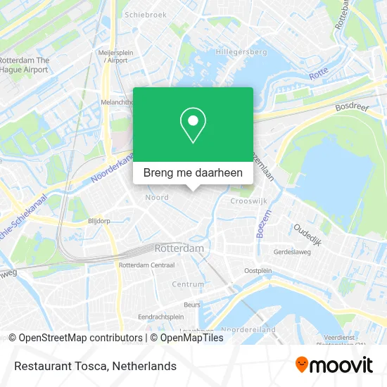 Restaurant Tosca kaart