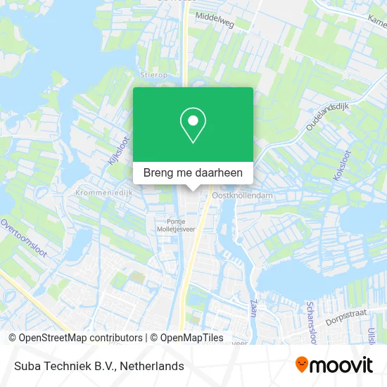 Suba Techniek B.V. kaart
