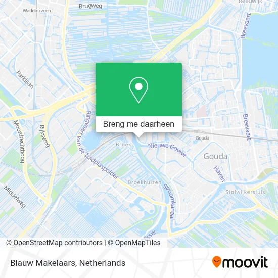 Blauw Makelaars kaart