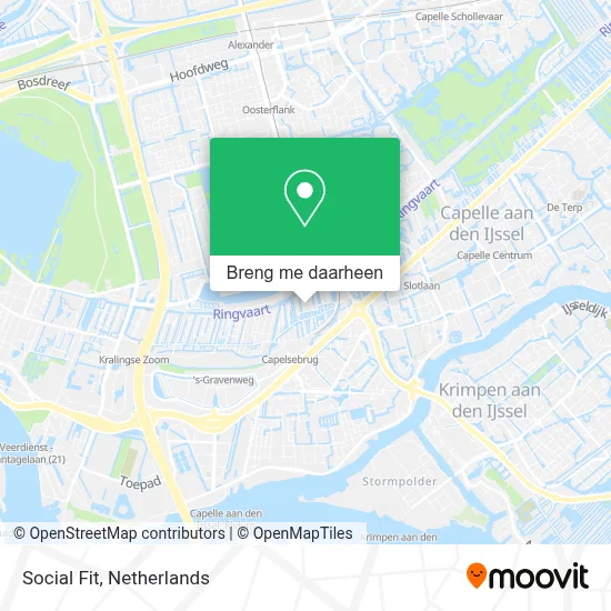 Social Fit kaart