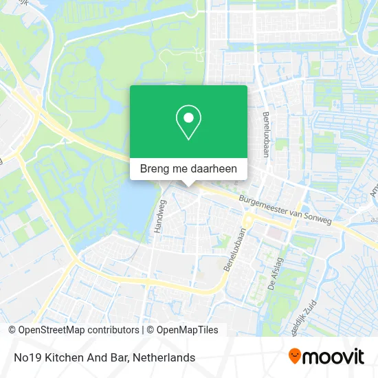 No19 Kitchen And Bar kaart
