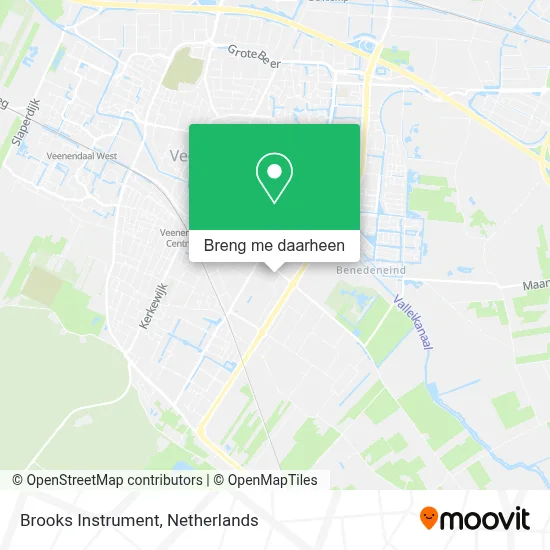 Brooks Instrument kaart