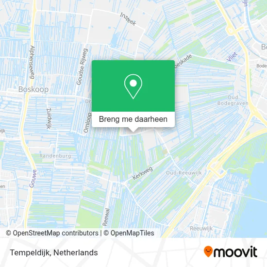 Tempeldijk kaart