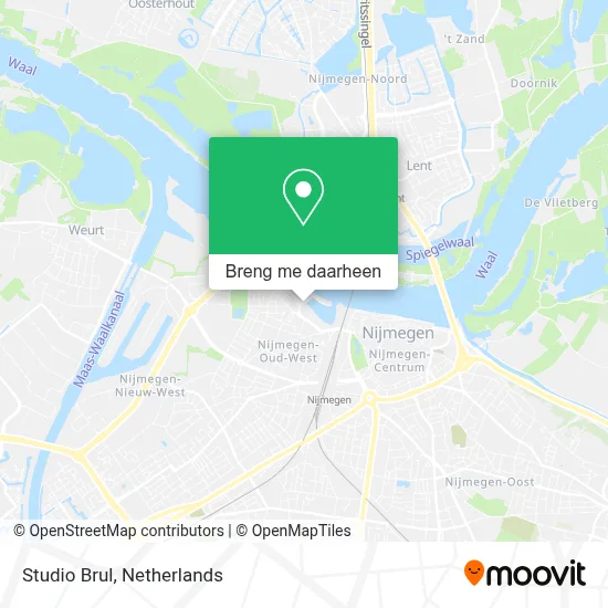 Studio Brul kaart