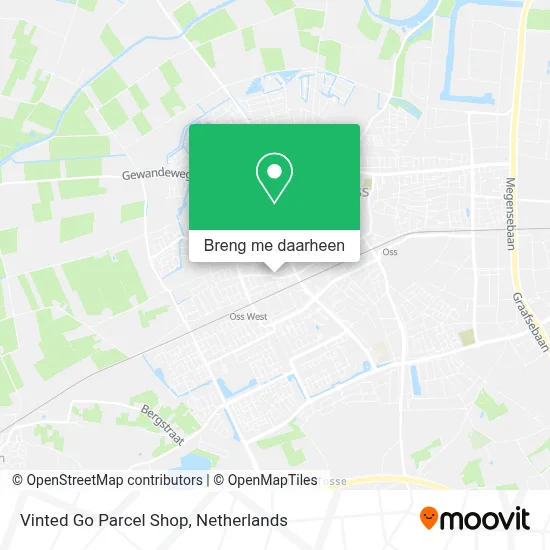 Vinted Go Parcel Shop kaart