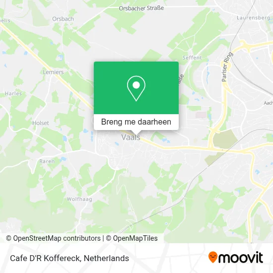 Cafe D'R Koffereck kaart