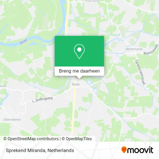 Sprekend Miranda kaart