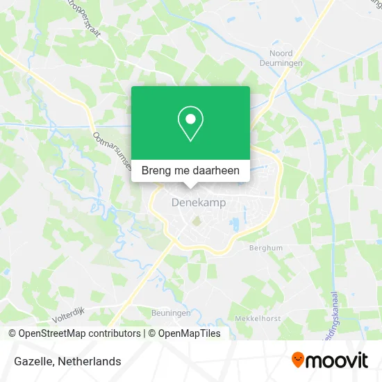 Gazelle kaart