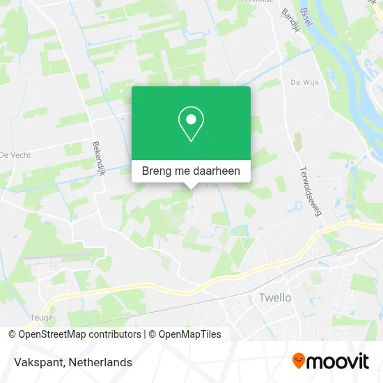 Vakspant kaart