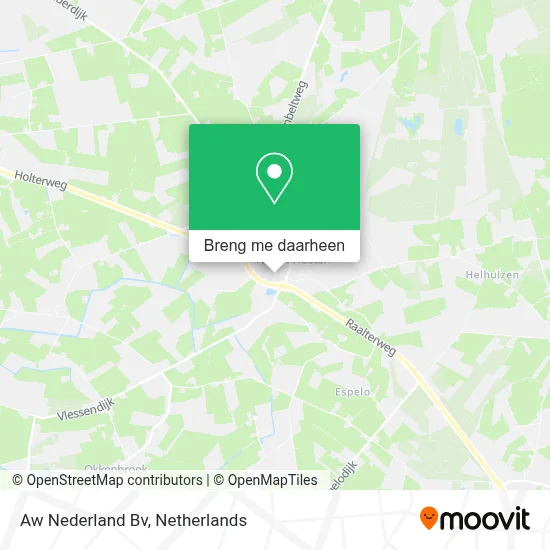 Aw Nederland Bv kaart