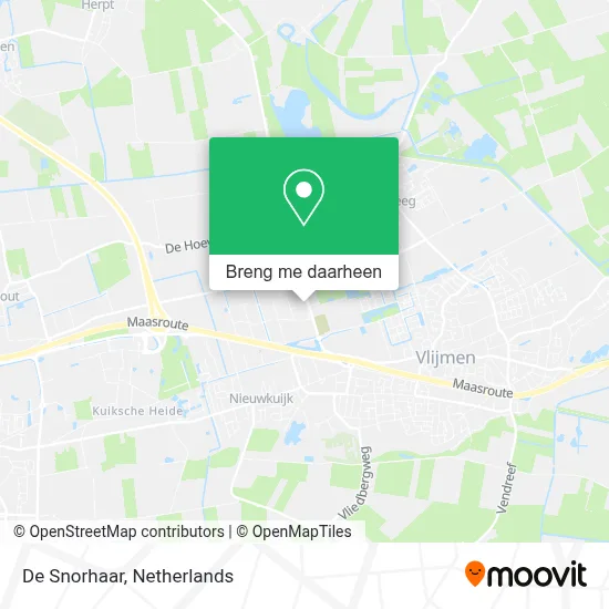 De Snorhaar kaart