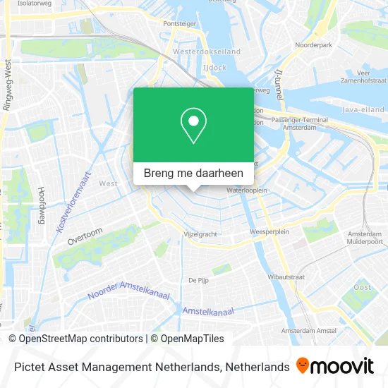 Pictet Asset Management Netherlands kaart