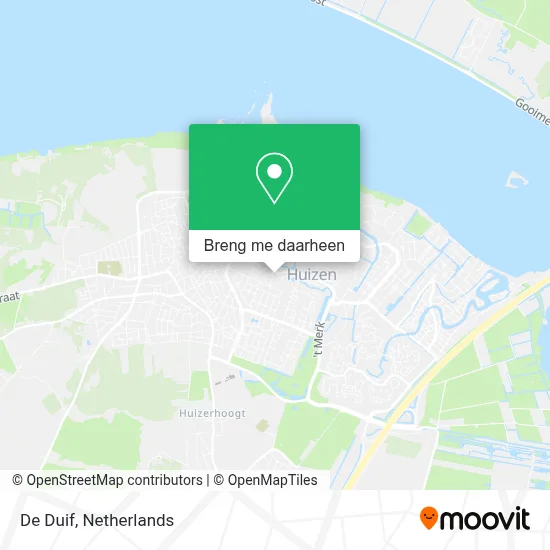 De Duif kaart