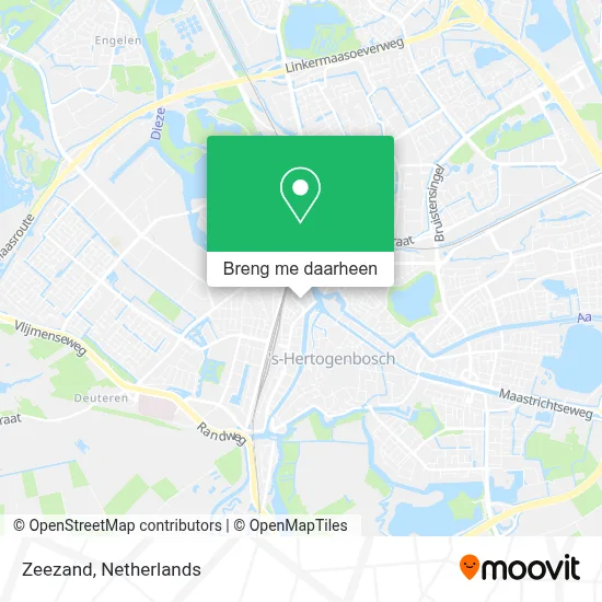 Zeezand kaart