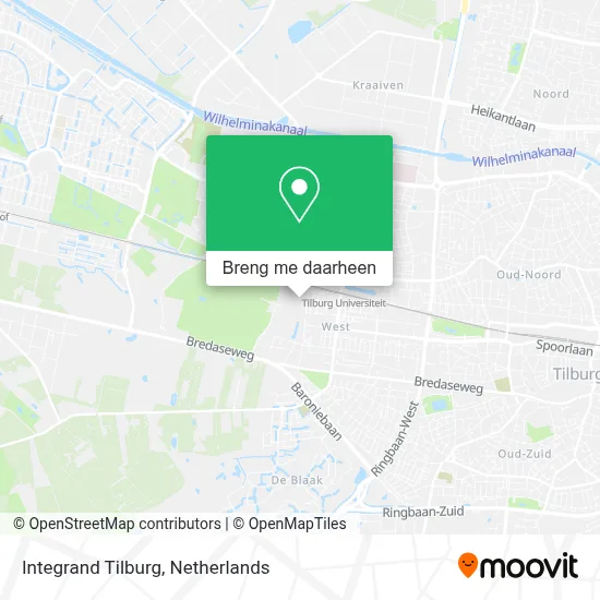 Integrand Tilburg kaart