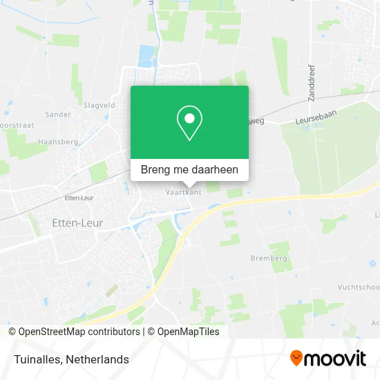 Tuinalles kaart