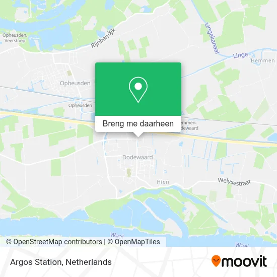 Argos Station kaart