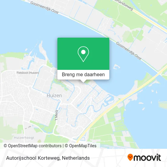 Autorijschool Korteweg kaart