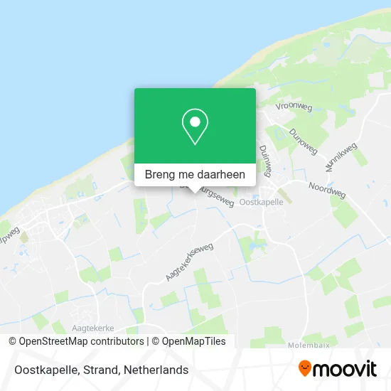 Oostkapelle, Strand kaart