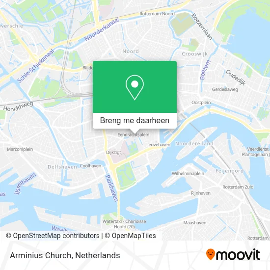 Arminius Church kaart