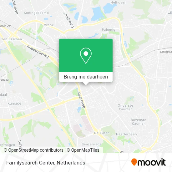 Familysearch Center kaart