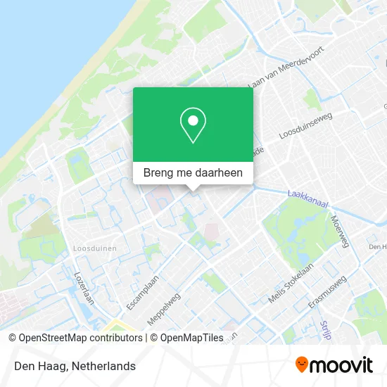 Den Haag kaart