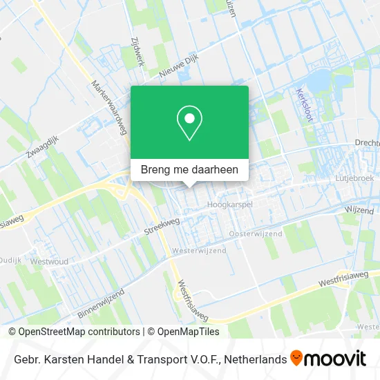 Gebr. Karsten Handel & Transport V.O.F. kaart