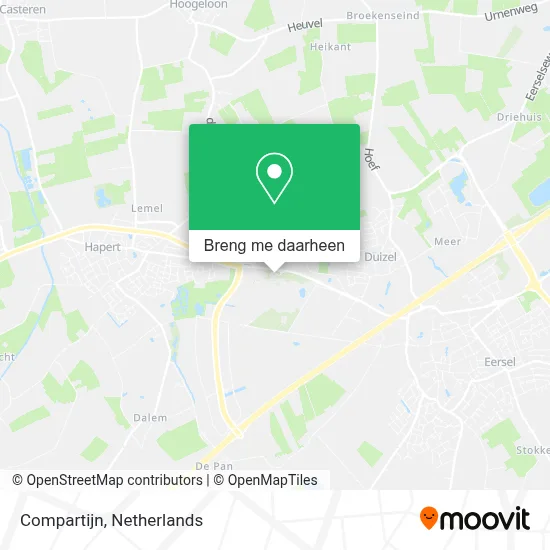 Compartijn kaart
