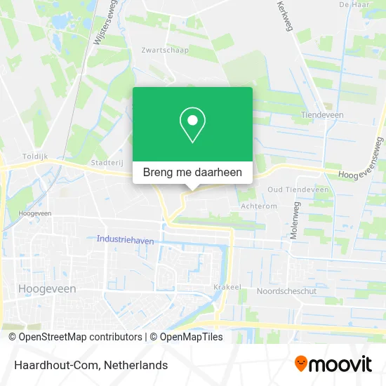 Haardhout-Com kaart