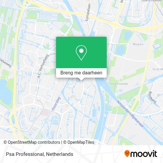 Psa Professional kaart