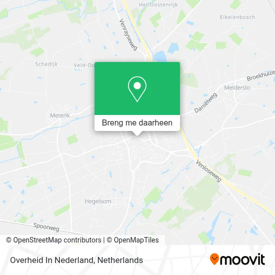 Overheid In Nederland kaart