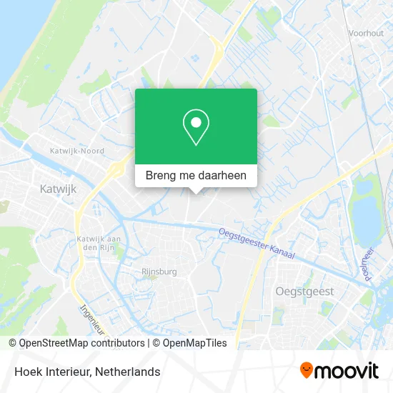 Hoek Interieur kaart