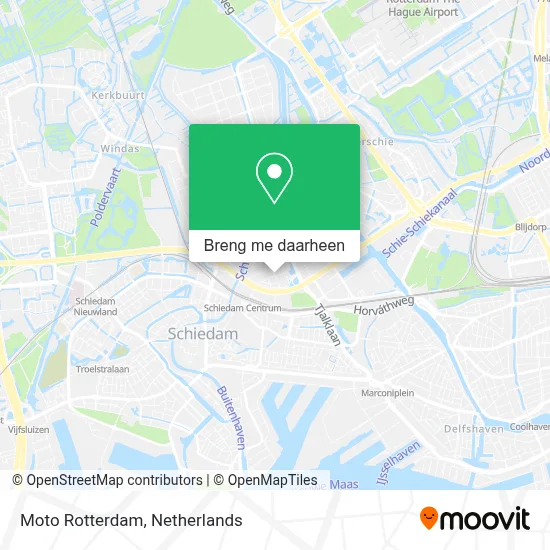 Moto Rotterdam kaart
