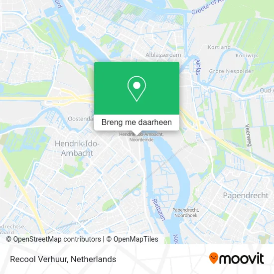 Recool Verhuur kaart