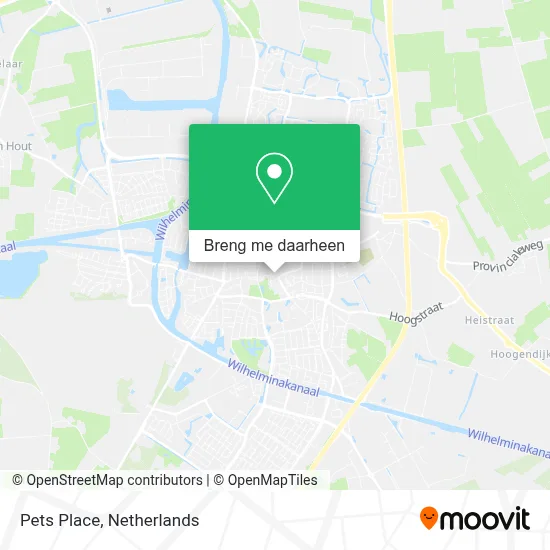 Pets Place kaart