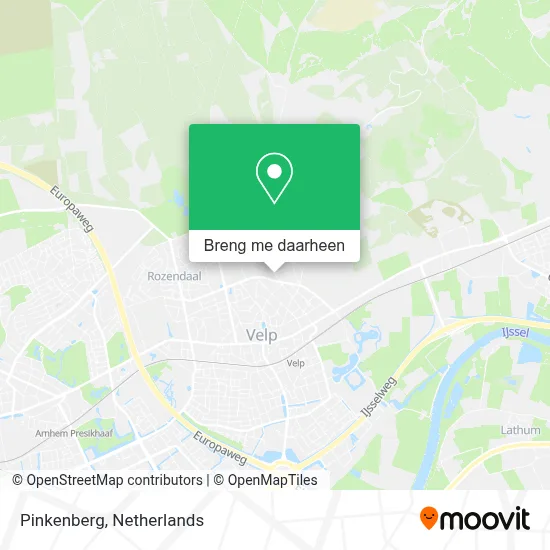 Pinkenberg kaart