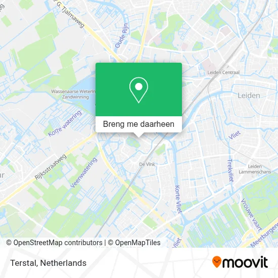 Terstal kaart