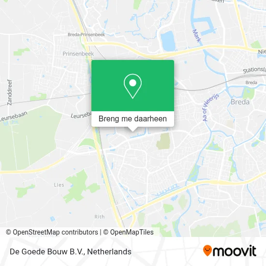 De Goede Bouw B.V. kaart