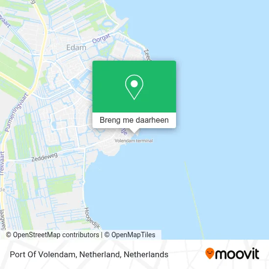 Port Of Volendam, Netherland kaart