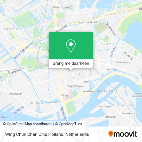 Wing Chun Chan Chiu Holland kaart