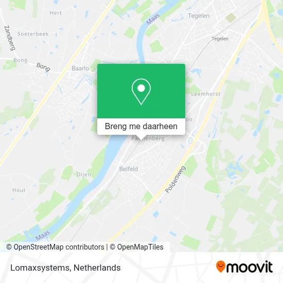 Lomaxsystems kaart