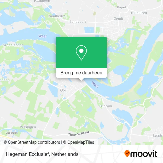 Hegeman Exclusief kaart