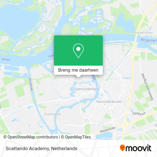 Scattando Academy kaart