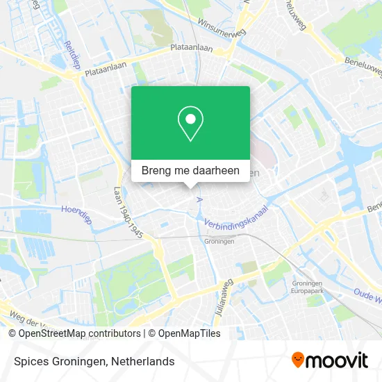 Spices Groningen kaart
