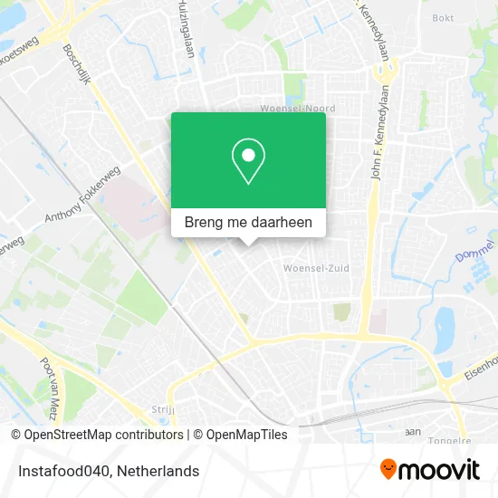 Instafood040 kaart