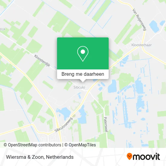 Wiersma & Zoon kaart