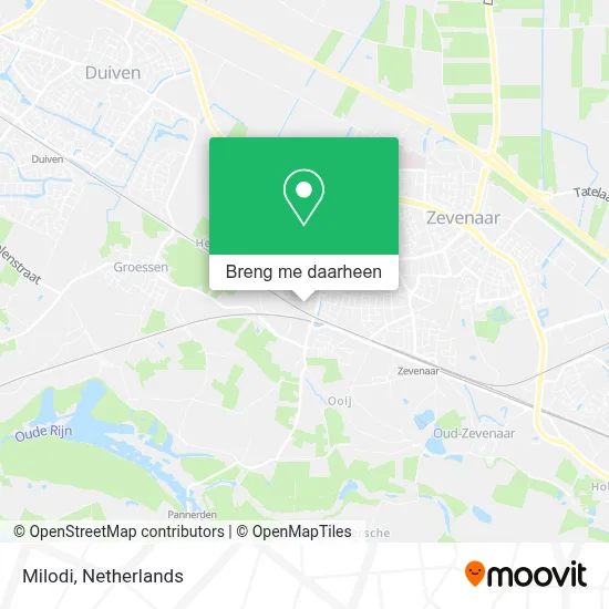 Milodi kaart